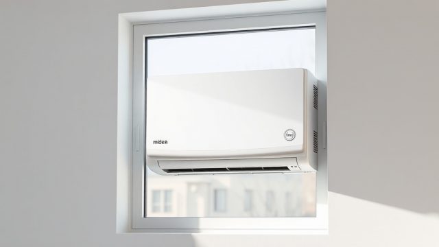 Midea MAW05M1BWT: Installation am Fenster